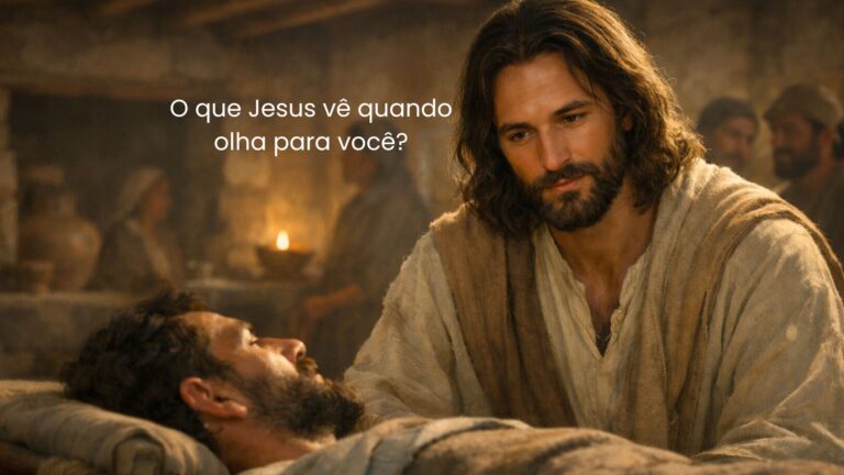 Jesus vê a fé do paralítico e oferece perdão e restauração segundo Mateus 9